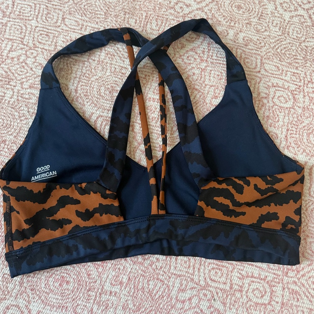 Good American Animal Print WorkOut Set - Top Size 2, Bottoms Size 3 - Picture 3 of 5